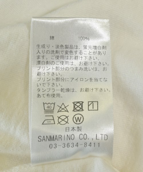 TES（テス）Tシャツ・カットソー 白 サイズ:M メンズ/2200704701960