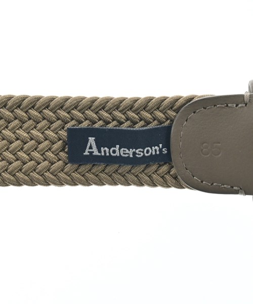 ANDERSON'S（アンダーソンズ）ベルト ベージュ サイズ:- メンズ/2200614625141