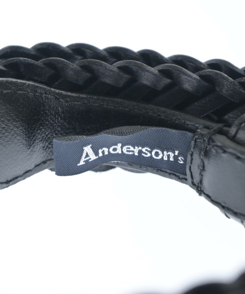ANDERSON'S（アンダーソンズ）ベルト 黒 サイズ:- メンズ/2200629027060