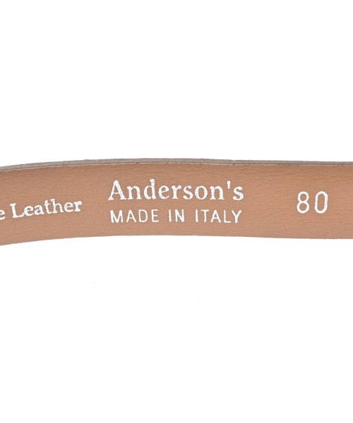 ANDERSON'S（アンダーソンズ）ベルト ベージュ サイズ:80 レディース/2200704715400