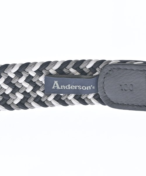 ANDERSON'S（アンダーソンズ）ベルト 黒 サイズ:100 メンズ/2200704715851