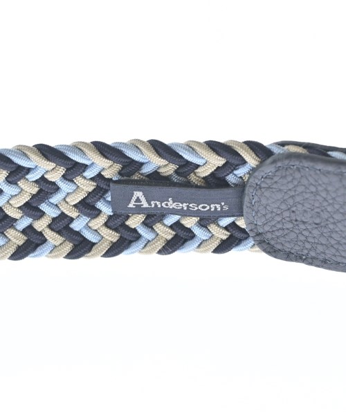 ANDERSON'S（アンダーソンズ）ベルト 紺 サイズ:- メンズ/2200704715974