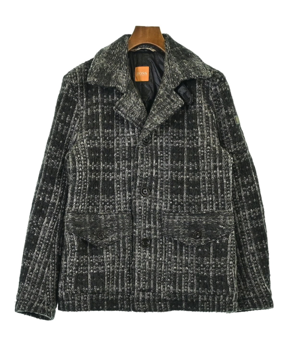 BOSS ORANGE（ボス オレンジ）テーラードジャケット グレー サイズ:46