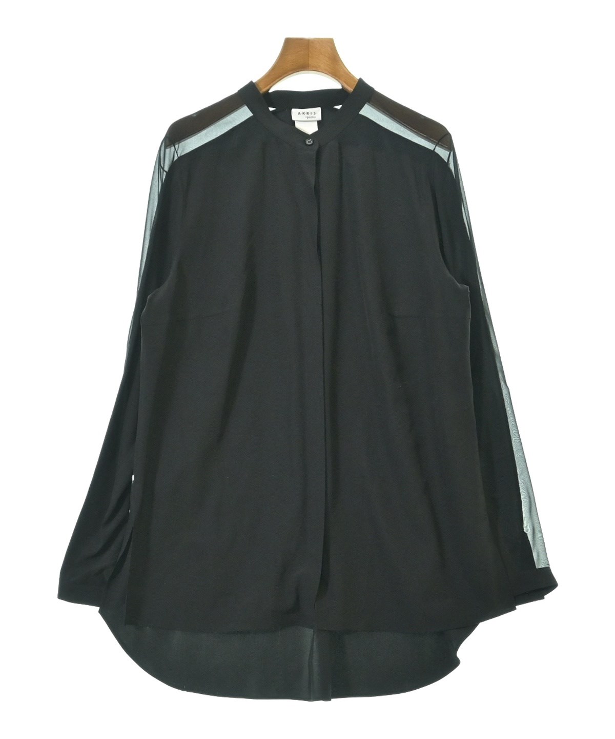 AKRIS punto（アクリス プント）ブラウス 黒 サイズ:12(M位