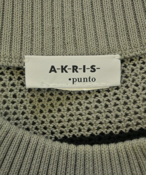 AKRIS punto（アクリス　プント）ニット・セーター グレー サイズ:52(XXXL位) レディース/2200592667911