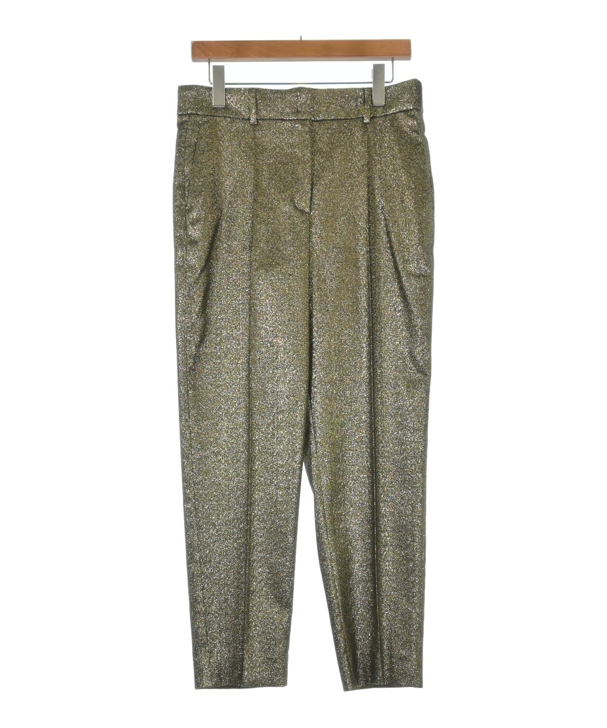 AKRIS punto（アクリス プント）スラックス ゴールド サイズ:46(XL位  