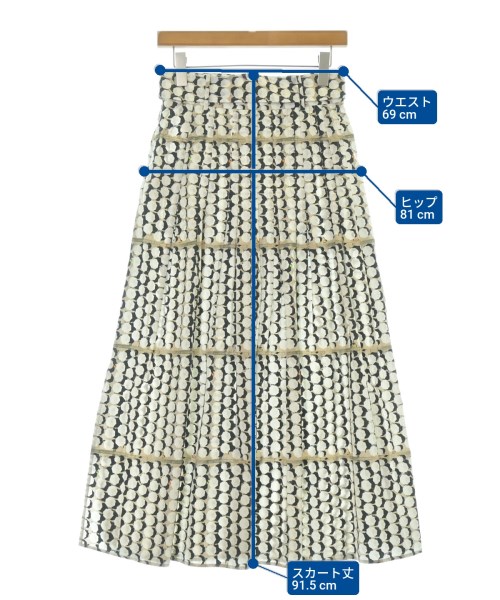 AKRIS punto（アクリス　プント）ロング・マキシ丈スカート ベージュ サイズ:36(XS位) レディース/2200673049162