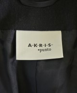 AKRIS punto（アクリス　プント）ノーカラージャケット 黒 サイズ:36(XS位) レディース/2200671537029
