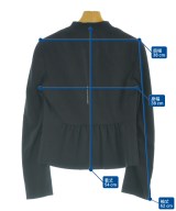 AKRIS punto（アクリス　プント）ノーカラージャケット 黒 サイズ:36(XS位) レディース/2200671537029