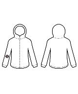 AKRIS punto（アクリス　プント）パーカー 白 サイズ:F レディース/2200677374048