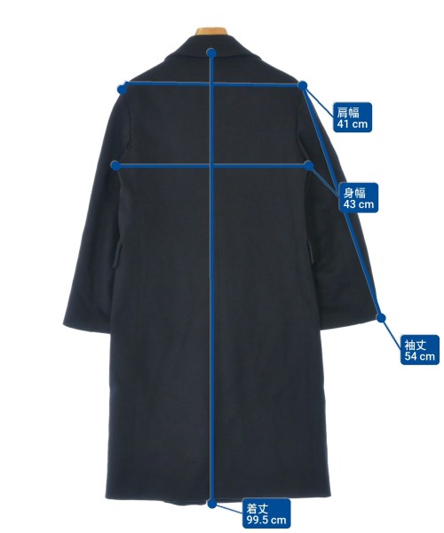 AKRIS punto（アクリス　プント）チェスターコート 紺 サイズ:40(M位) レディース/2200647083031