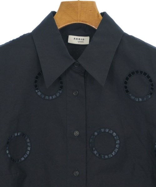 AKRIS punto（アクリス　プント）カジュアルシャツ 紺 サイズ:38(S位) レディース/2200670834136