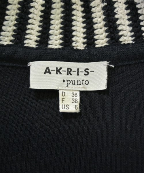 AKRIS punto（アクリス　プント）ニット・セーター 黒 サイズ:36(XS位) レディース/2200717477029