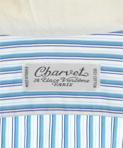charvet（シャルベ）ドレスシャツ 青 サイズ:37(XS位) メンズ/2200720368031