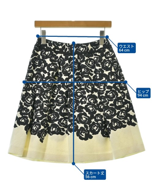 FRANCO FERRARO（フランコ　フェラーロ）ひざ丈スカート 黒 サイズ:2(M位) レディース/2200651950022