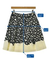 FRANCO FERRARO（フランコ　フェラーロ）ひざ丈スカート 黒 サイズ:2(M位) レディース/2200651950022