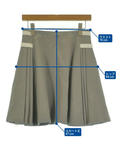 ADEAM（アデアム）ミニスカート グレー サイズ:0(XS位) レディース/2200639156019