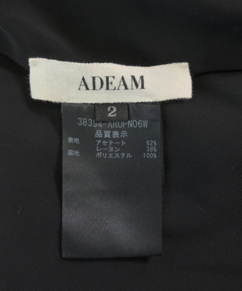 ADEAM（アデアム）ワンピース 黒 サイズ:2(M位) レディース/2200627845062