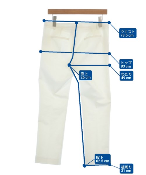 ADEAM（アデアム）スラックス 白 サイズ:4(XL位) レディース/2200619866044