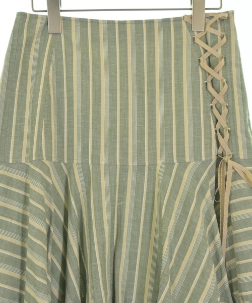 ADEAM（アデアム）ロング・マキシ丈スカート 緑 サイズ:2(M位) レディース/2200668746090