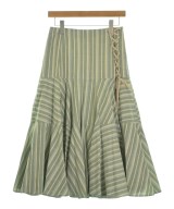 ADEAM（アデアム）ロング・マキシ丈スカート 緑 サイズ:2(M位) レディース/2200668746090