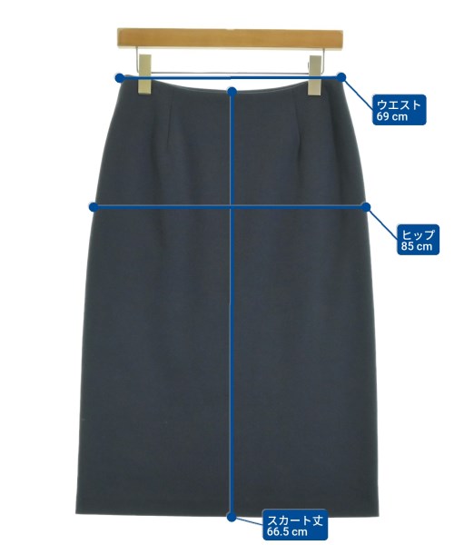 ADEAM（アデアム）ロング・マキシ丈スカート 紺 サイズ:2(M位) レディース/2200670647088