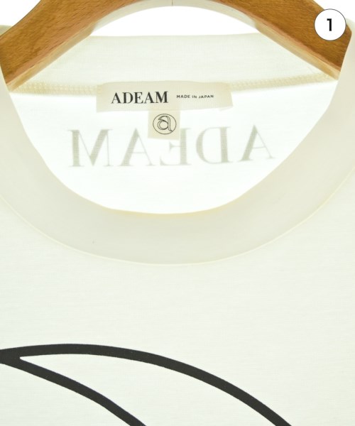 ADEAM（アデアム）Tシャツ・カットソー 白 サイズ:S レディース/2200672469589