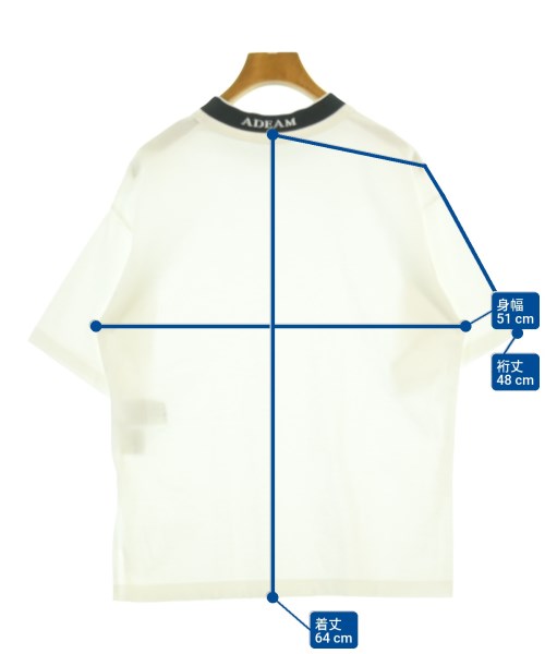 ADEAM（アデアム）Tシャツ・カットソー 黒 サイズ:S レディース/2200672469602
