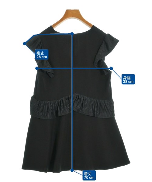 ADEAM（アデアム）カジュアルシャツ 黒 サイズ:0(XS位) レディース/2200672469817