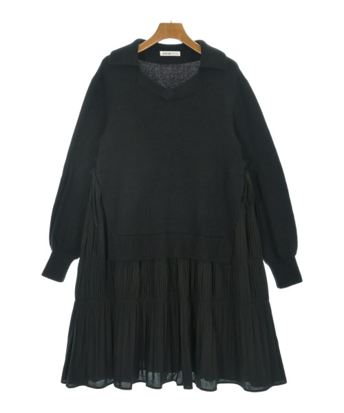 ADEAM(アデアム)ワンピース 黒 サイズ:S/2200687009015