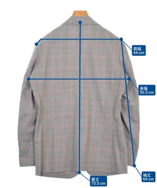 ORAZIO LUCIANO（オラッツィオ　ルチアーニ）カジュアルジャケット グレー サイズ:46(M位) メンズ/2200619325039