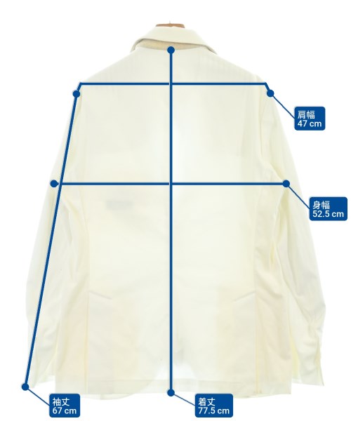 LIVERANO&LIVERANO（レベラーノ＆レベラーノ）カジュアルジャケット 白 サイズ:50(XL位) メンズ/2200638673012