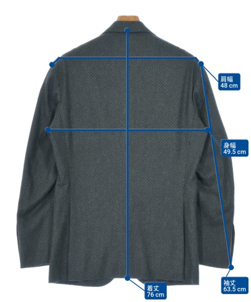 LIVERANO&LIVERANO（レベラーノ＆レベラーノ）テーラードジャケット 緑 サイズ:48(L位) メンズ/2200670303076