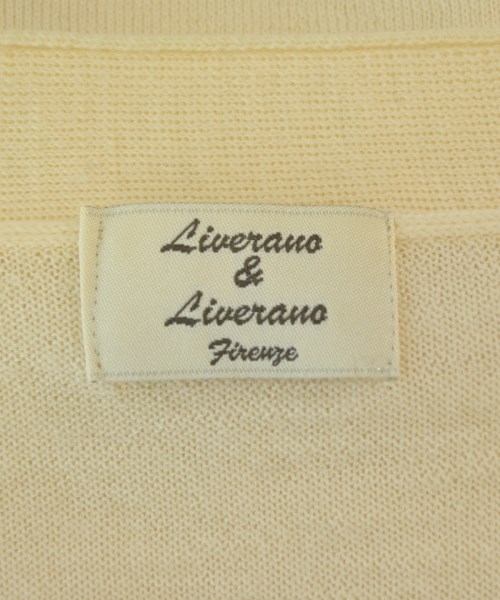 LIVERANO&LIVERANO（レベラーノ＆レベラーノ）カーディガン 黄 サイズ:50(XL位) メンズ/2200680332066
