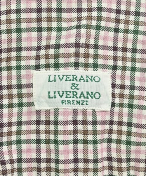 LIVERANO&LIVERANO（レベラーノ＆レベラーノ）カジュアルシャツ ピンク サイズ:40(L位) メンズ/2200704996045