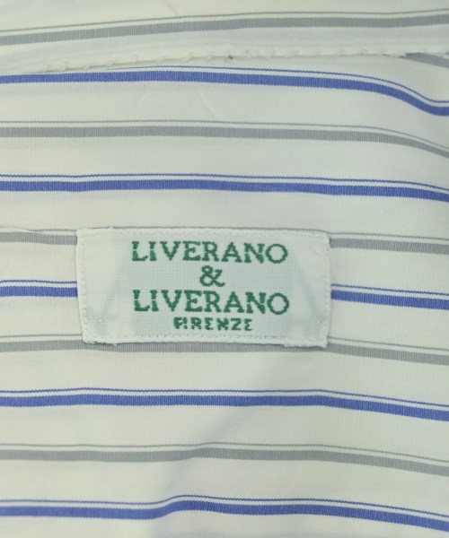 LIVERANO&LIVERANO（レベラーノ＆レベラーノ）ドレスシャツ 青 サイズ:39(M位) メンズ/2200683286304
