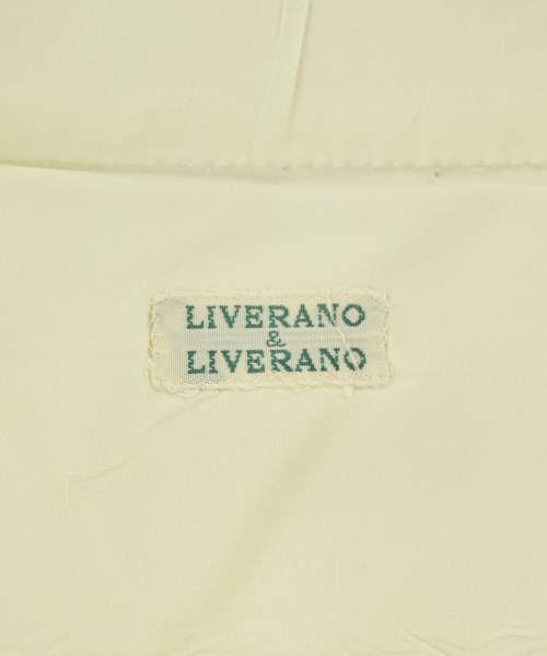 LIVERANO&LIVERANO（レベラーノ＆レベラーノ）ドレスシャツ 白 サイズ:38(S位) メンズ/2200683286328