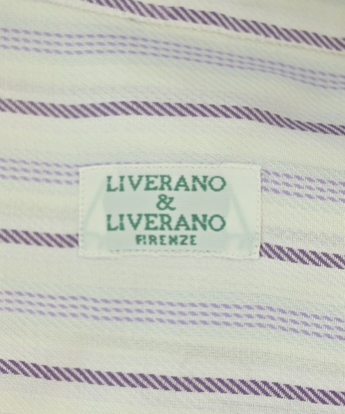 LIVERANO&LIVERANO（レベラーノ＆レベラーノ）ドレスシャツ 紫 サイズ:38(S位) メンズ/2200683286410