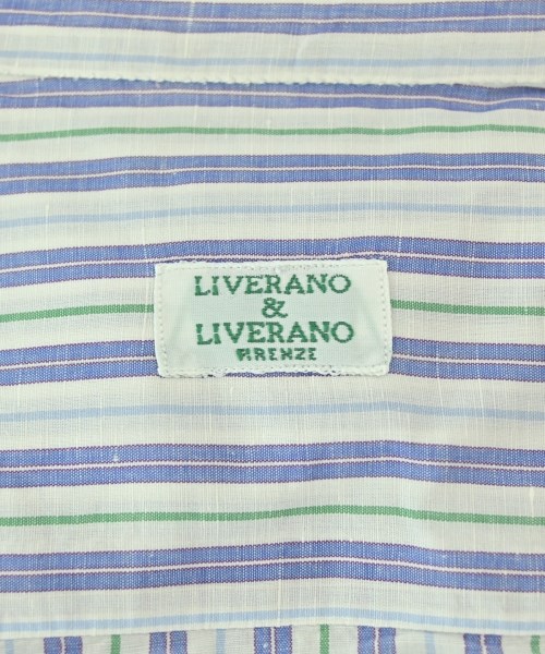 LIVERANO&LIVERANO（レベラーノ＆レベラーノ）ドレスシャツ 青 サイズ:38(S位) メンズ/2200683286441