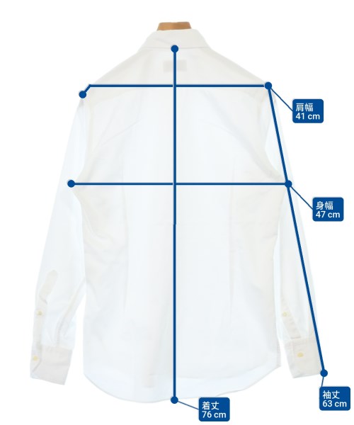 Bevilacqua（ベビラクア）カジュアルシャツ 白 サイズ:S メンズ/2200680464026