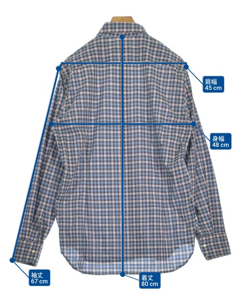 Bevilacqua（ベビラクア）カジュアルシャツ 青 サイズ:L メンズ/2200652719062