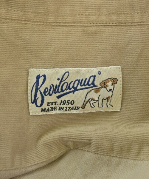 Bevilacqua（ベビラクア）カジュアルシャツ ベージュ サイズ:S メンズ/2200647313084
