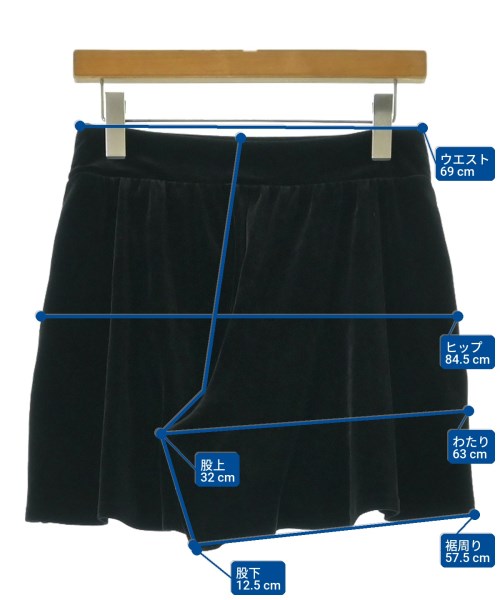 VELOUR NOIR by FOXEY NEWYORK（ベロアノワールバイフォクシーニューヨーク）ショートパンツ 黒 サイズ:40(M位) レディース/2200653063027