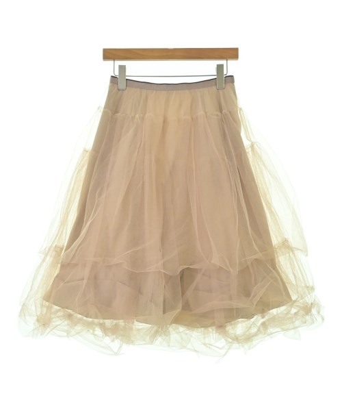 DAISY LIN for FOXEY(デイジーリン　フォー　フォクシー)ひざ丈スカート ベージュ サイズ:38(S位)/2200674197022