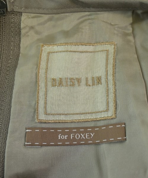 DAISY LIN for FOXEY（デイジーリン　フォー　フォクシー）ひざ丈スカート 茶 サイズ:38(S位) レディース/2200679085157