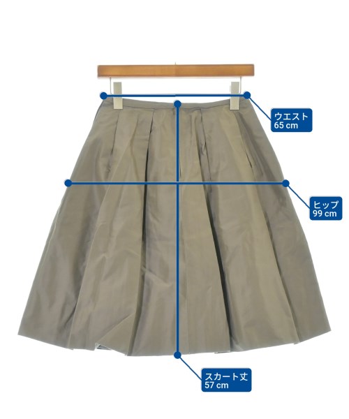 DAISY LIN for FOXEY（デイジーリン　フォー　フォクシー）ひざ丈スカート 茶 サイズ:38(S位) レディース/2200679085157