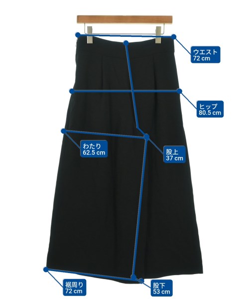 DAISY LIN for FOXEY（デイジーリン　フォー　フォクシー）クロップドパンツ 黒 サイズ:42(L位) レディース/2200695096069