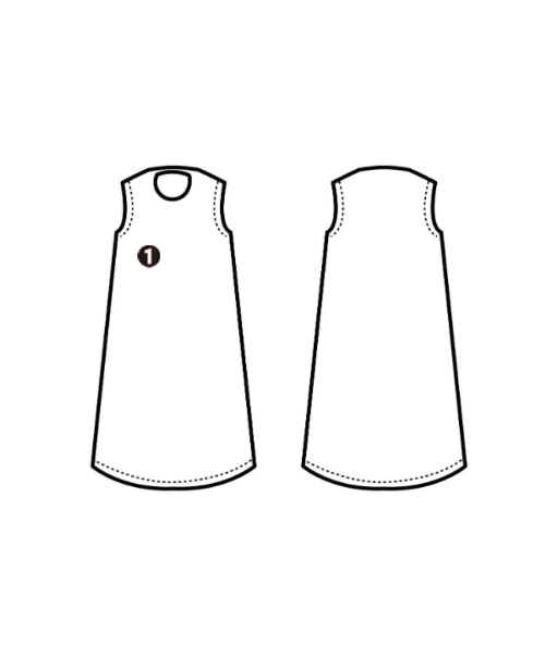 DAISY LIN for FOXEY（デイジーリン　フォー　フォクシー）ワンピース グレー サイズ:38(S位) レディース/2200667935013