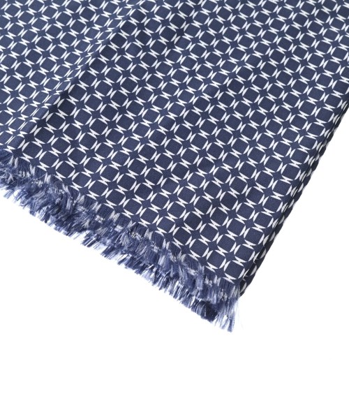 ALAIN FIGARET（アランフィガレ）ストール 紺 サイズ:- メンズ/2200669281095