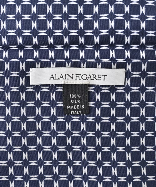 ALAIN FIGARET（アランフィガレ）ストール 紺 サイズ:- メンズ/2200669281095